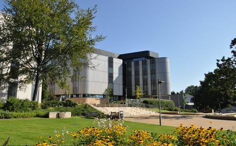 An exterior shot of Highfield Campus.