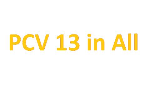 PCV 13 in ALL Logo