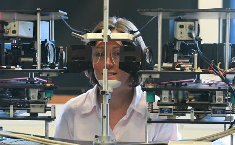 The eye-tracking laboratory