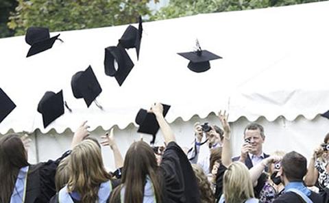Students graduating