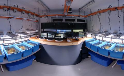 Aquarium facilities include the CRL and the BESS labs