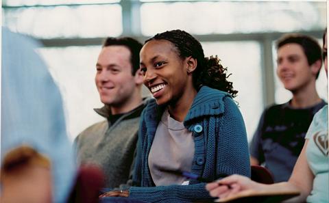 Students in a lecture