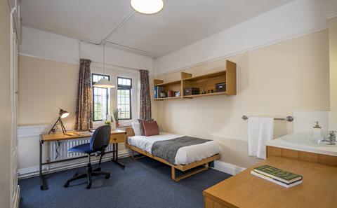 An example of a non-en suite category 2 room