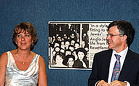 Liz Moss and Tony Kushner in 2007