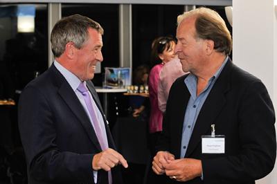 John Denahm MP and Stuart Popham, EMEA Banking