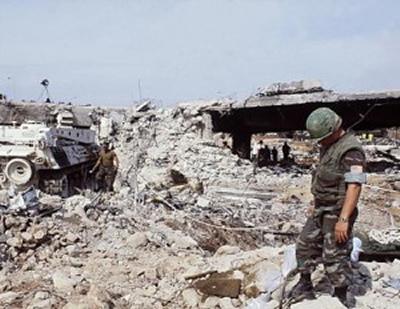 After effects of the detonation of a vehicle borne IED