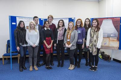 The nominees from across the University who took part in our poster competition