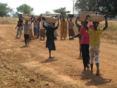 Northern Ghana, on the border with Burkina Faso, the area of Bongo is a dry savannah area in some danger of desertification