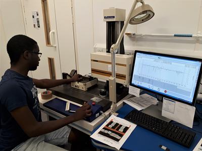 2D Profilometry using Talysurf