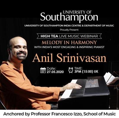 Anil Srinivasan at the piano