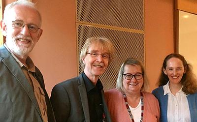 Sally at Stockholm University with other IPCC lead authors