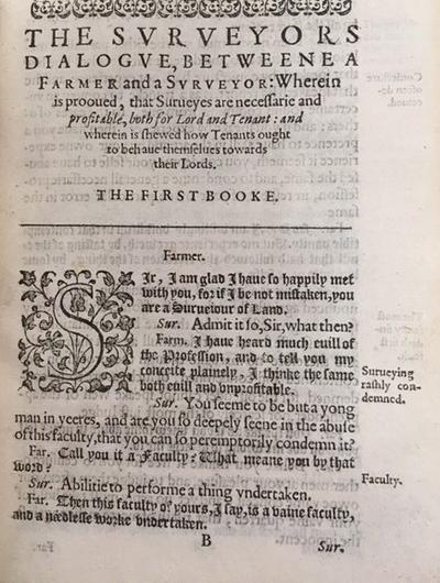 J.Norden,The Surveiors Dialogue (2nd edition, London, 1610) 