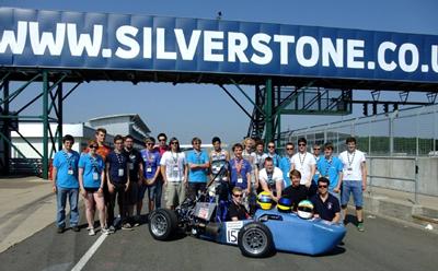 Southampton University Formula Student Team (SUFST) at Silverstone Competition July 2013