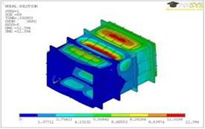 Simulation of failure in a steel grillage and box girder