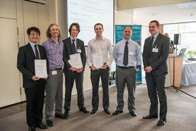 Summer 2013 project prizewinners and their company sponsors