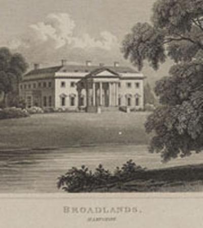 An early image of the Broadlands estate
