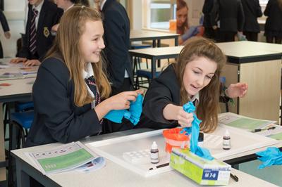 Students take part in a variety of health-related activities