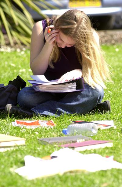 clinical-psychology-postgraduate-student-on-grass-studying