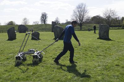 Soil resistance survey conducted at Avebury
