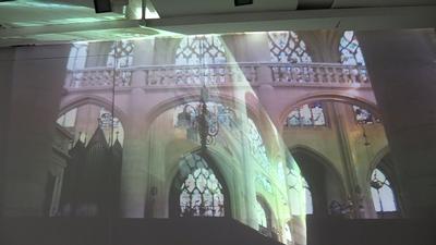 Light in a church