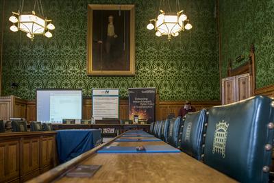 Committee room in Palace of Westminster