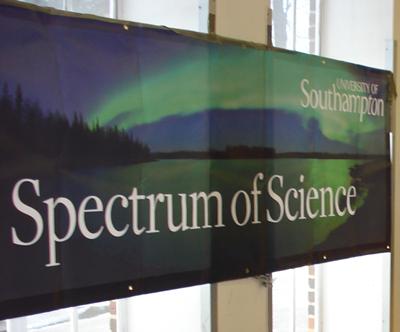 Banner of the University of Southampton Spectrum of Science 2010