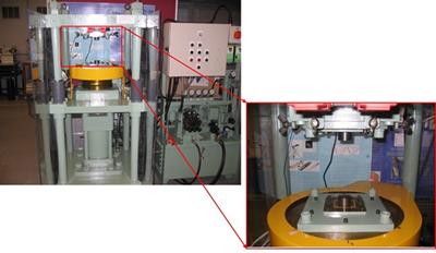 (b) 70T High Pressure Torsion (HPT) Machine