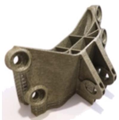 3D printed steel bracket