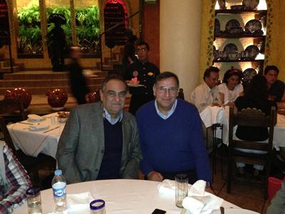 Jorge and Emile meet again at an alumni reunion in Mexico