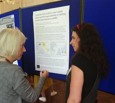 Dr Suzanne Hocknell presenting poster