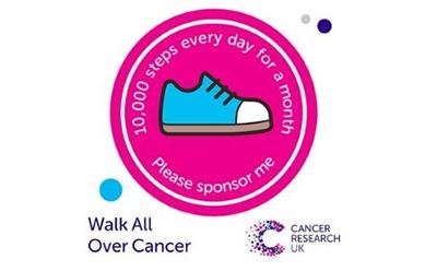 Walk All Over Cancer logo