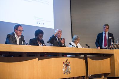 Image of food lecture panel