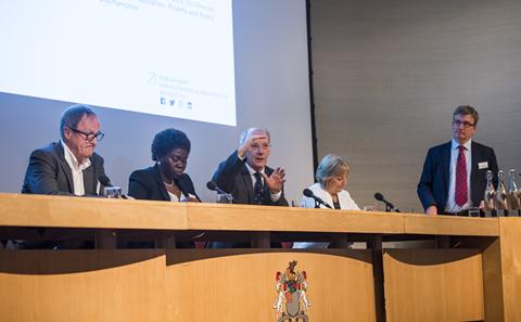 Image of food lecture panel