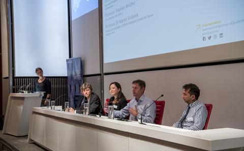 Image of lecture panel