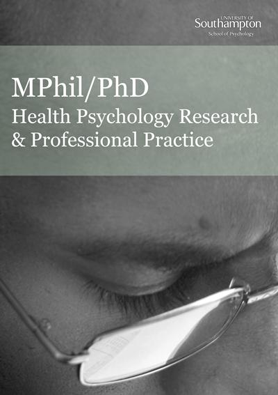 phd in health psychology online