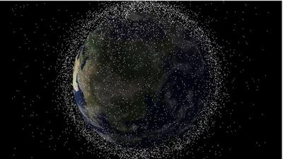 Space and satellite debris videos