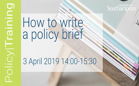 How to write a policy brief