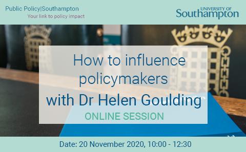 How to influence policymakers