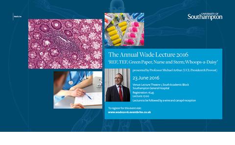 The Annual Wade Lecture 2016