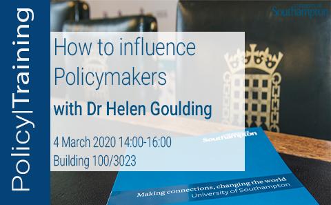 How to influence policymakers