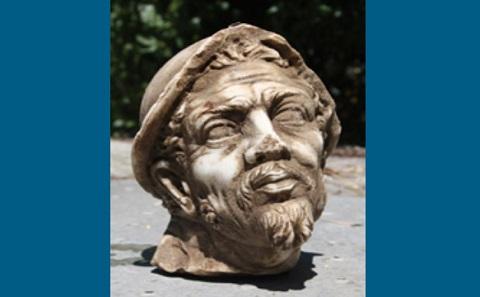 Portus marble head