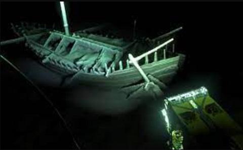 Shipwreck in the Black Sea