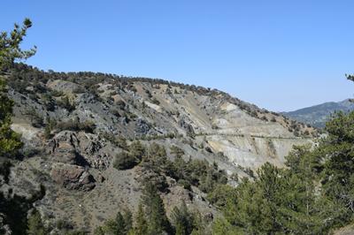Highly serpentinised mantle rocks