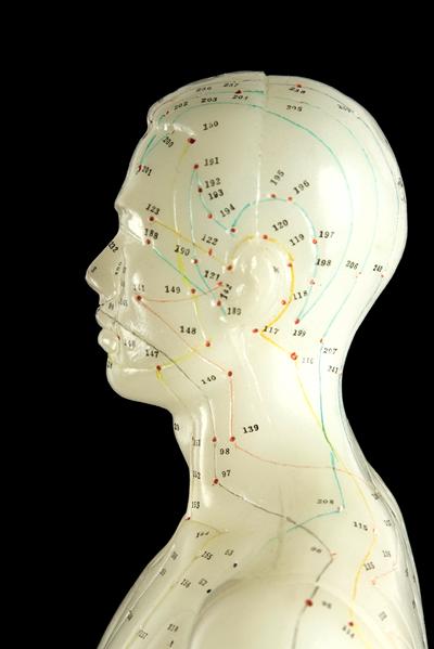 image of acupuncture head