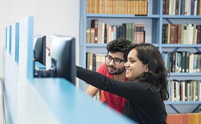 students on computer