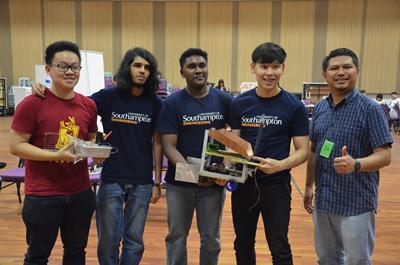 USMC engineering students