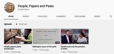 Special Collections Youtube Channel