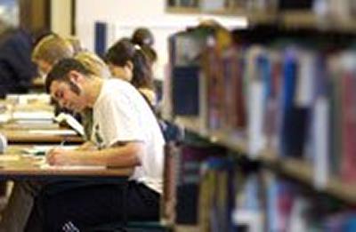 Student Sitting Exam