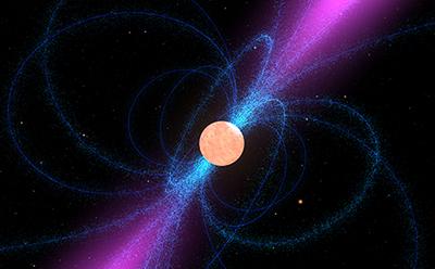 Pulsar animation, Credit NASA.