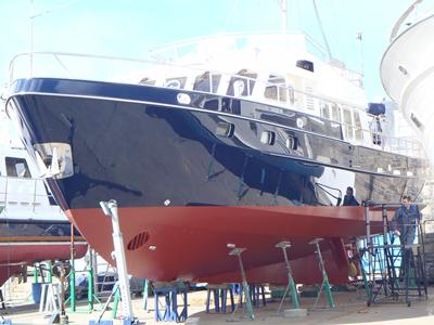 steel yacht